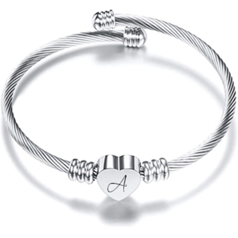 Stainless Steel Letter A bracelet
